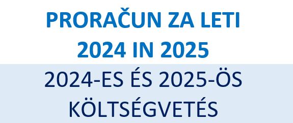 Proračun 2024 in 2025